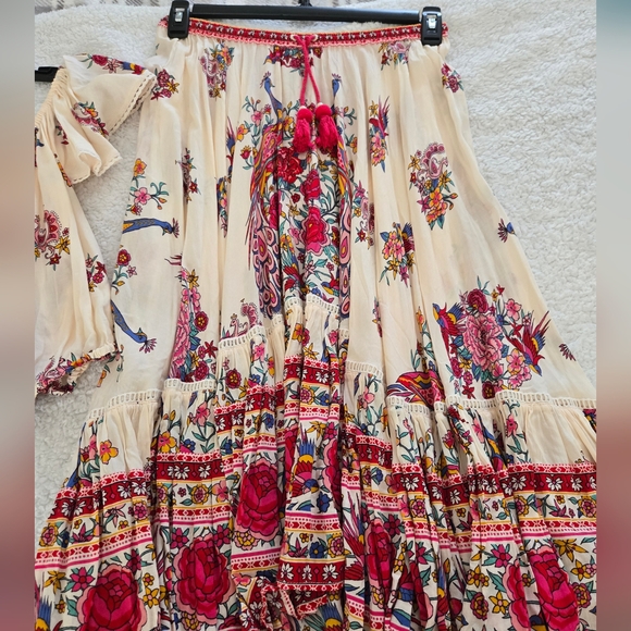 Spell NWT Hotel Paradiso Skirt Set SZ L ❤️🦄 - Picture 13 of 16